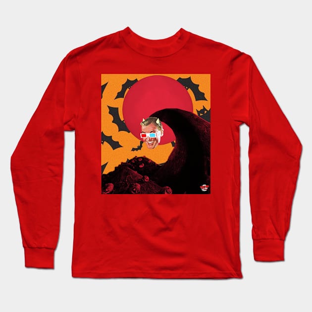 Scare on Halloween Long Sleeve T-Shirt by visionofbrain